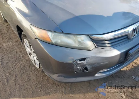 2012 Honda Civic Lx из США, поврежденный, VIN 19XFB2F59CE024344